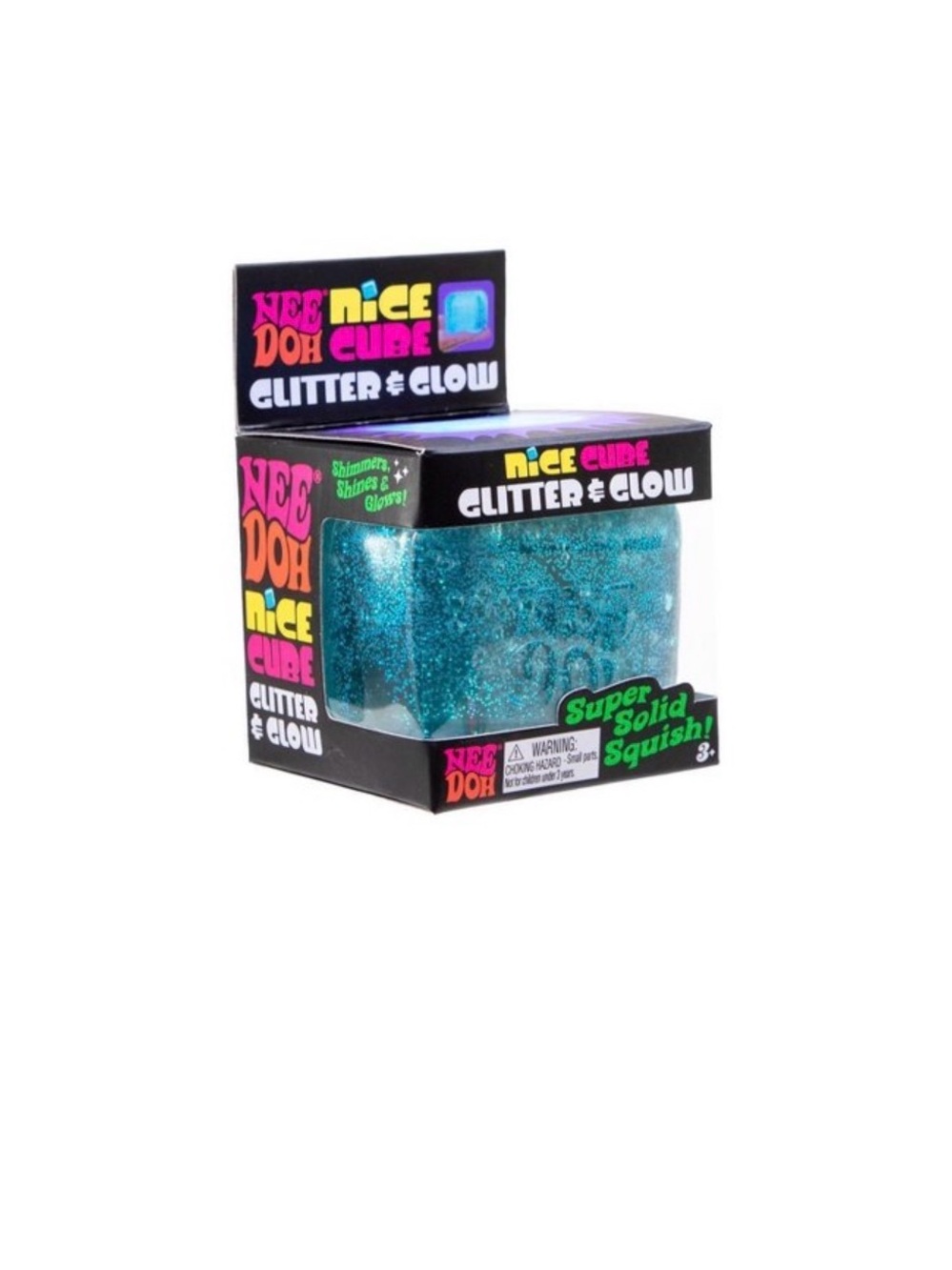 NeeDoh Nice Cube Glitter and Glow (Colors
May Vary)